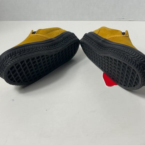 Vans Unisex Kids Classic Slip-On Shoe RB Construction Mango/Black 12.5K NWT - Picture 10 of 10